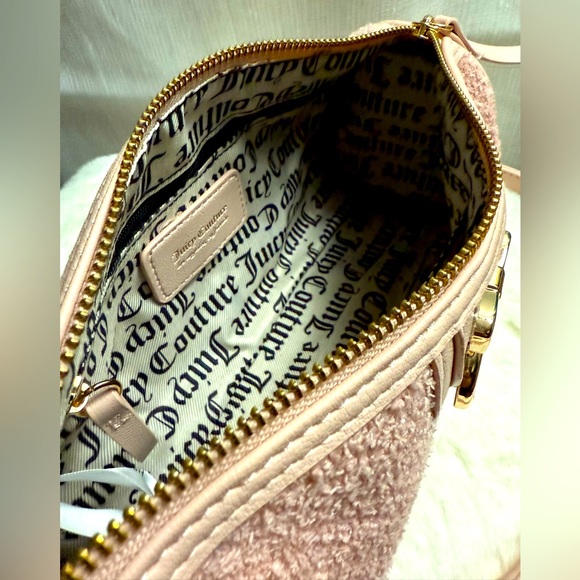 NEW Juicy Couture Blush Pink Roll Crossbody Bag - Picture 8 of 10